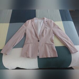 H&M Women One-Button Blazer Suit Jacket